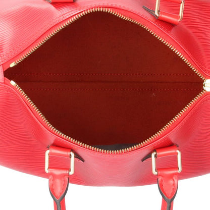 Louis Vuitton Speedy 25 Epi Handbag Epi Leather M43017 Red Ladies Louis Vuitton
