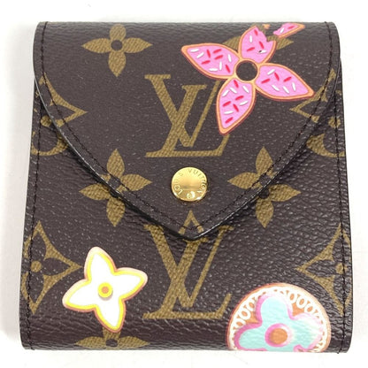 Louis Vuitton Note Cover Pad Pouch Monogram Canvas Brown X Red