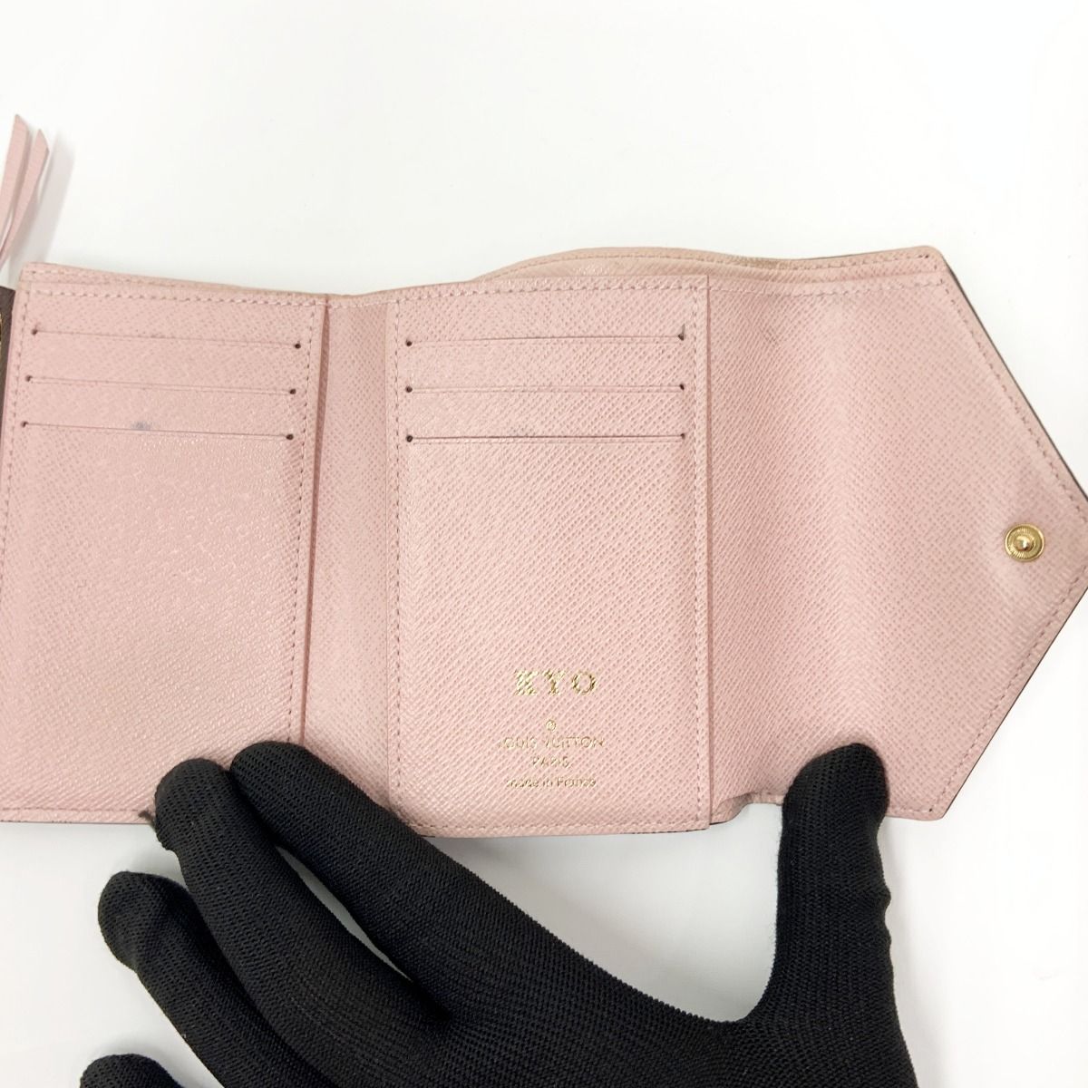 Louis Vuitton Monogram Portefeuille Victorine Trifold Short Wallet M62360