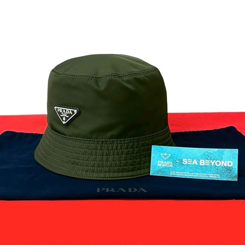 Prada Re-nylon Bucket Hat Triangle