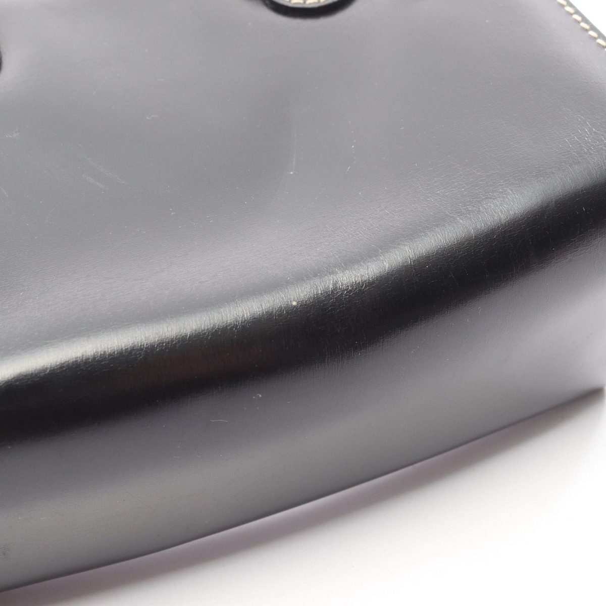 Fendi Handbag Black Leather 2-Way Shoulder — view 10