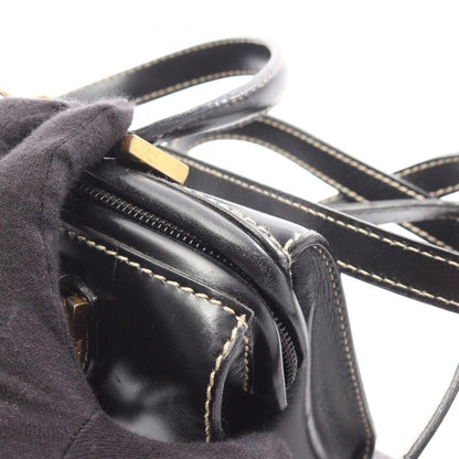 Fendi Handbag Black Leather 2-Way Shoulder — view 13