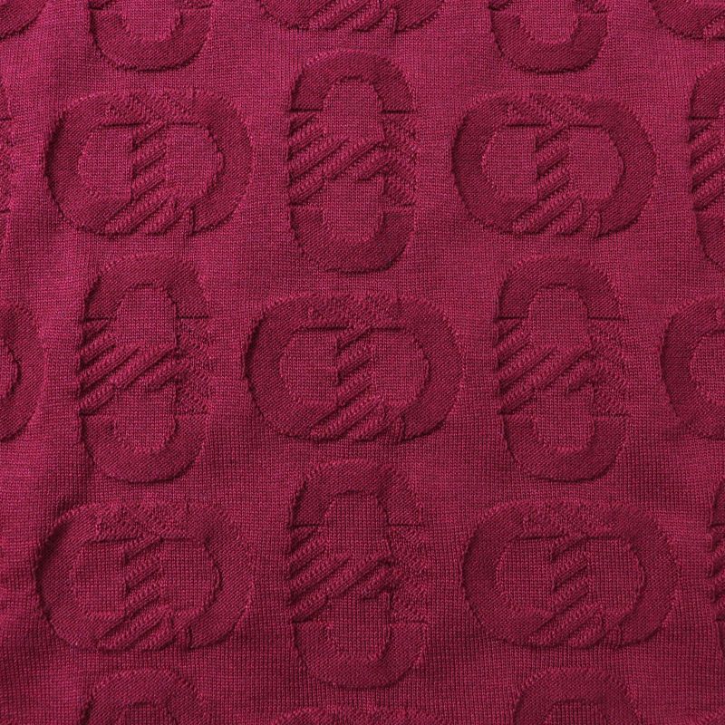 Hermes 23AW 3e2614d3 Silk-blend Chaine D'ancre Wide Sleeve Knit Red 34 Made In