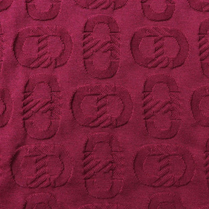 Hermes 23AW 3e2614d3 Silk-blend Chaine D'ancre Wide Sleeve Knit Red 34 Made In