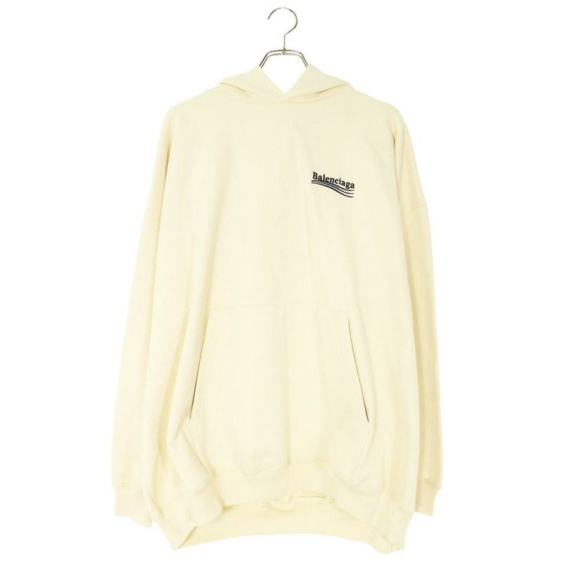 Balenciaga Tkvi9 Campaign Logo Embroidered Pullover Hoodie Men XXS