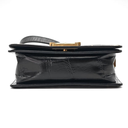 Chanel Boy Graffiti Shoulder Bag Flap Black — view 6