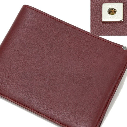 Cartier Folding Wallet With Coin Purse Mastline Calf Bordeaux L3000594