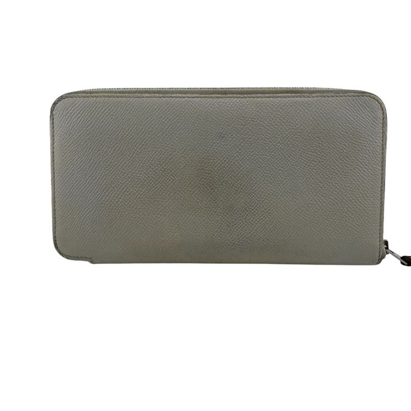 Hermes Azap Long Silk Inn Round Zipper Long Wallet Branded Card Holder Coin