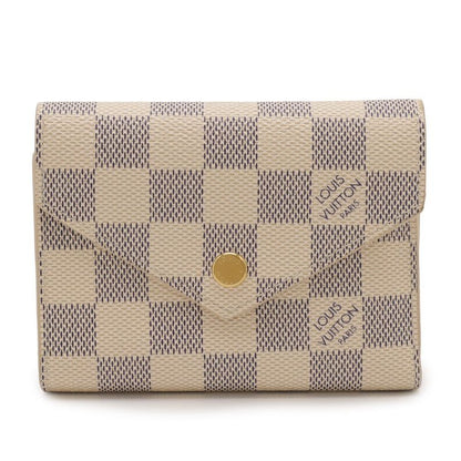 Louis Vuitton Damier Azur Portefeuille Victorine Trifold Wallet