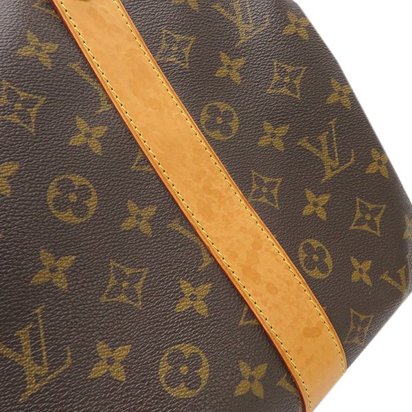 Louis Vuitton Boston Bag Carryall Monogram Canvas Monogram Gold Hardware Brown