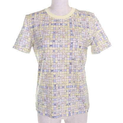 Hermes 25SS 5e4645dkdd34 Bolduc Au Carre Bolduc Check 100% Cotton Crew Neck