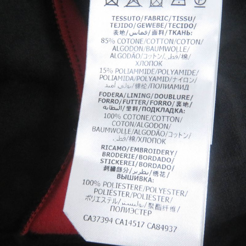 Gucci 587466 Webline Logo Embroidery Velour Shorts Black XS Made In Italy