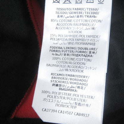 Gucci 587466 Webline Logo Embroidery Velour Shorts Black XS Made In Italy