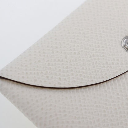 Hermes Calvi Vaux Epson Cles White Z Unisex Card Case