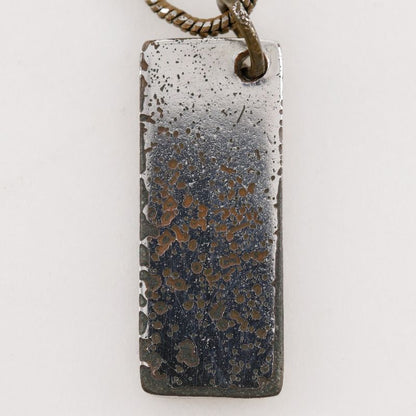 Dior Christian Dior Trotter No2 Metal Silver Ladies 9.2g Necklace