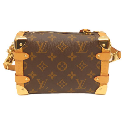 Very Little Used Louis Vuitton M46815 Monogram Side Trunk PM Shoulder Bag Brown