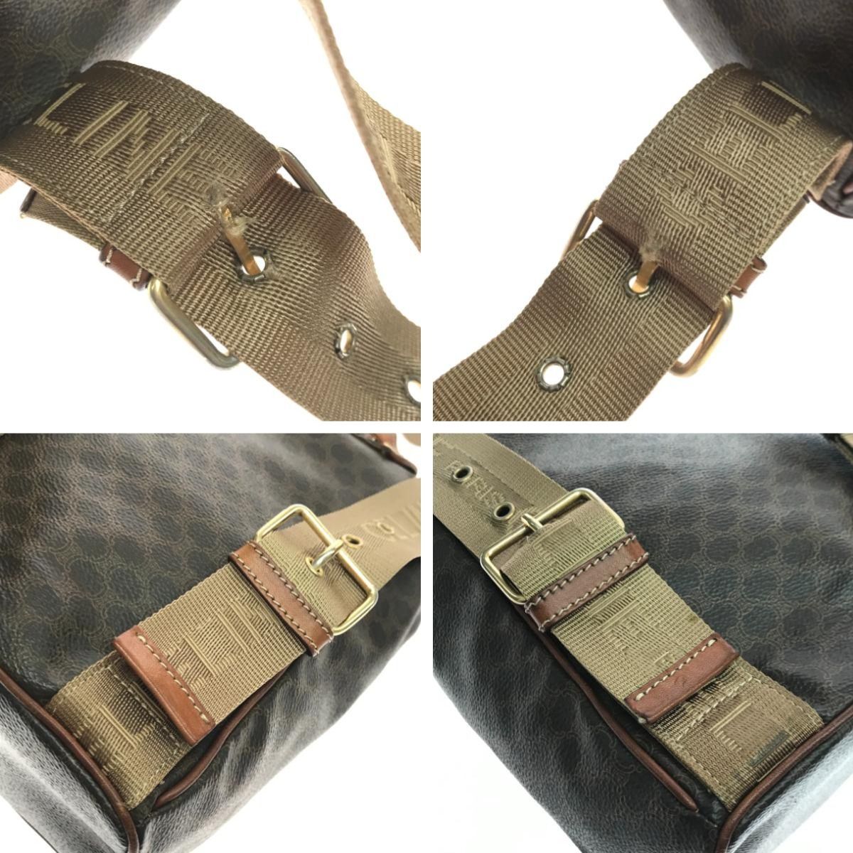 Celine Rucksack Scratch/stains Brown