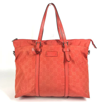 Gucci Shoulder Bag Nylon Orange