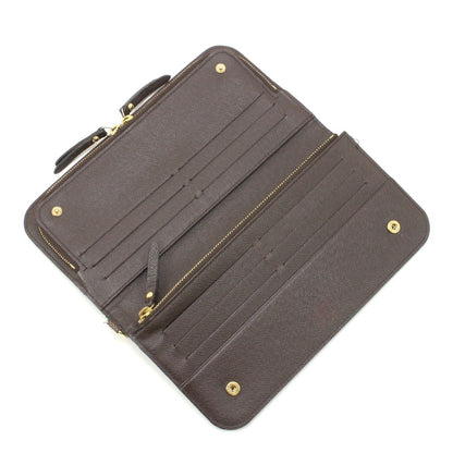 Louis Vuitton Damier Portefeuille Insolite Long Wallet with Initials