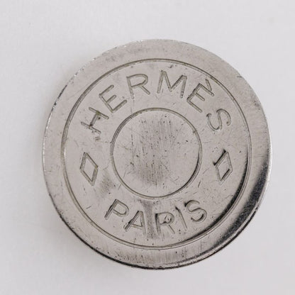 Hermes Serie *only One Side Metal Silver Ladies 3.5g Ear Ring