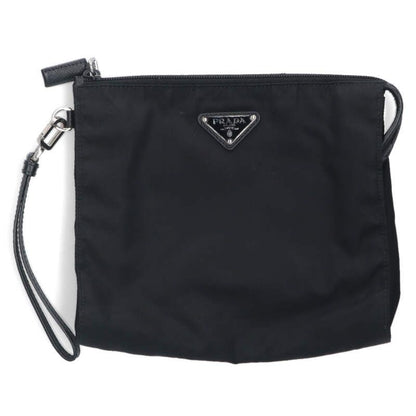 Prada 2ne789 Triangle Logo Plated Lineron Clutch Bag For Men