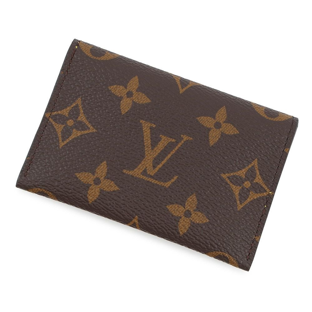 Louis Vuitton Card Case Monogram Holder Slim Brown