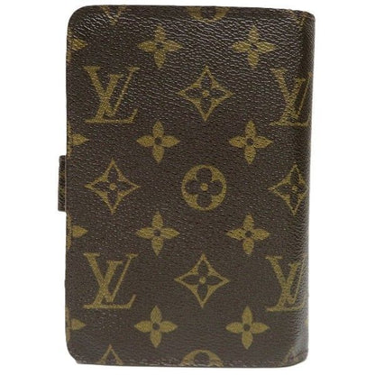 Louis Vuitton Monogram Porte Papier Zip M61207 Round Zipper Bifold Wallet Unisex