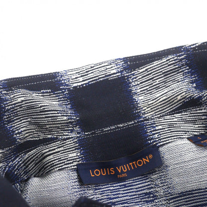 Louis Vuitton Made Wool Damier Long Sleeve Oversize — view 11