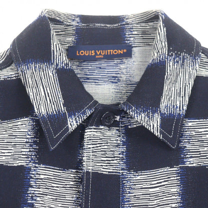 Louis Vuitton Made Wool Damier Long Sleeve Oversize — view 2