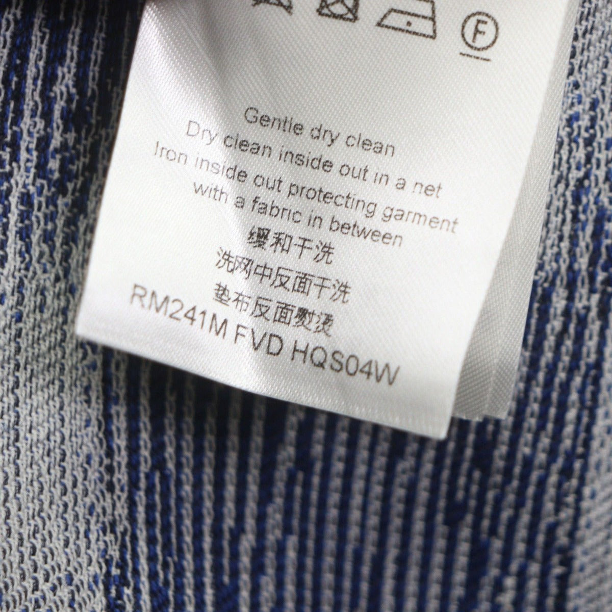 Louis Vuitton Made Wool Damier Long Sleeve Oversize — view 8