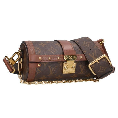 Louis Vuitton Papillon Trunk Boston Shape Monogram Chain Shoulder Bag