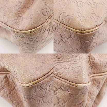 Gucci Sookie GG 296835 Striped Leather Pink Women's Tote Bag