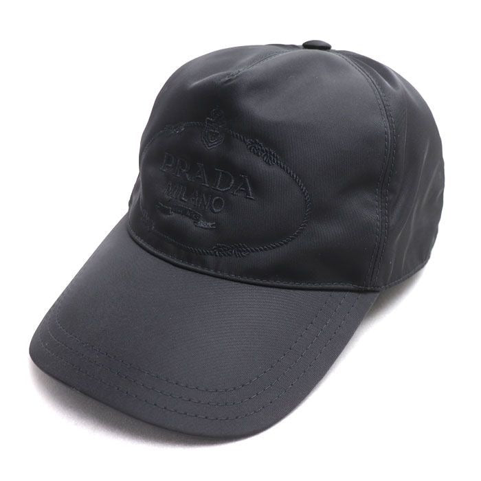 Prada Re-Nylon Baseball Cap Black M