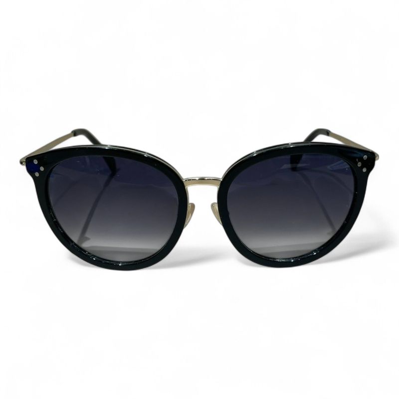 Celine ⑤ Cl40033f Sunglasses Women's Black Gold 56□17140.3