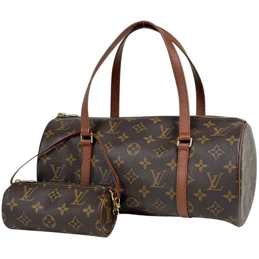 Louis Vuitton Papillon 30 Handbag Monogram Brown