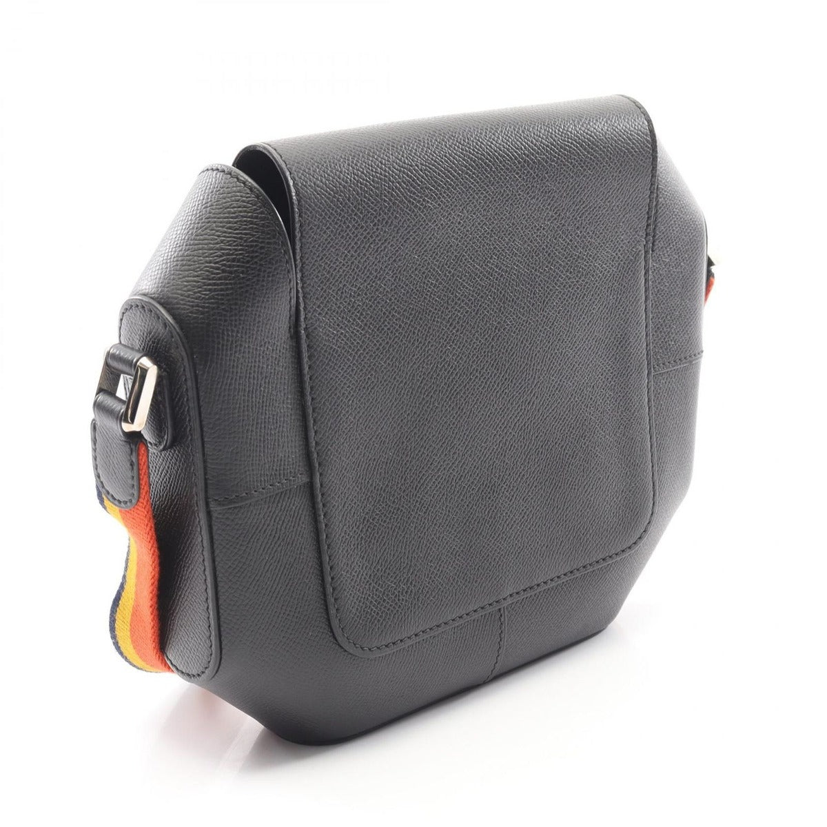 Hermes Shoulder Bag Octagon Black Leather — view 2