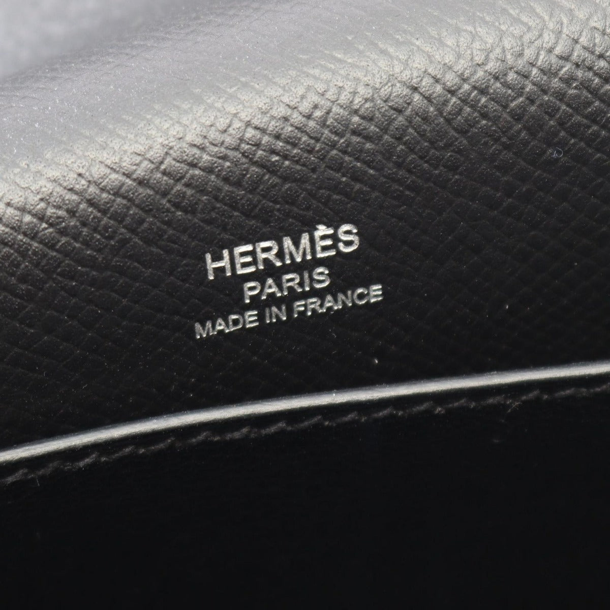 Hermes Shoulder Bag Octagon Black Leather — view 4