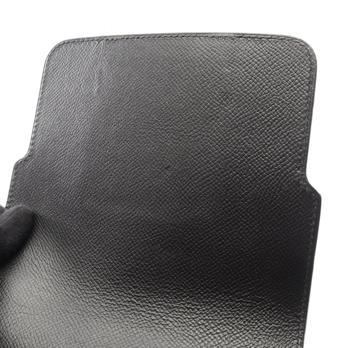 Hermes Shoulder Bag Octagon Black Leather — view 8