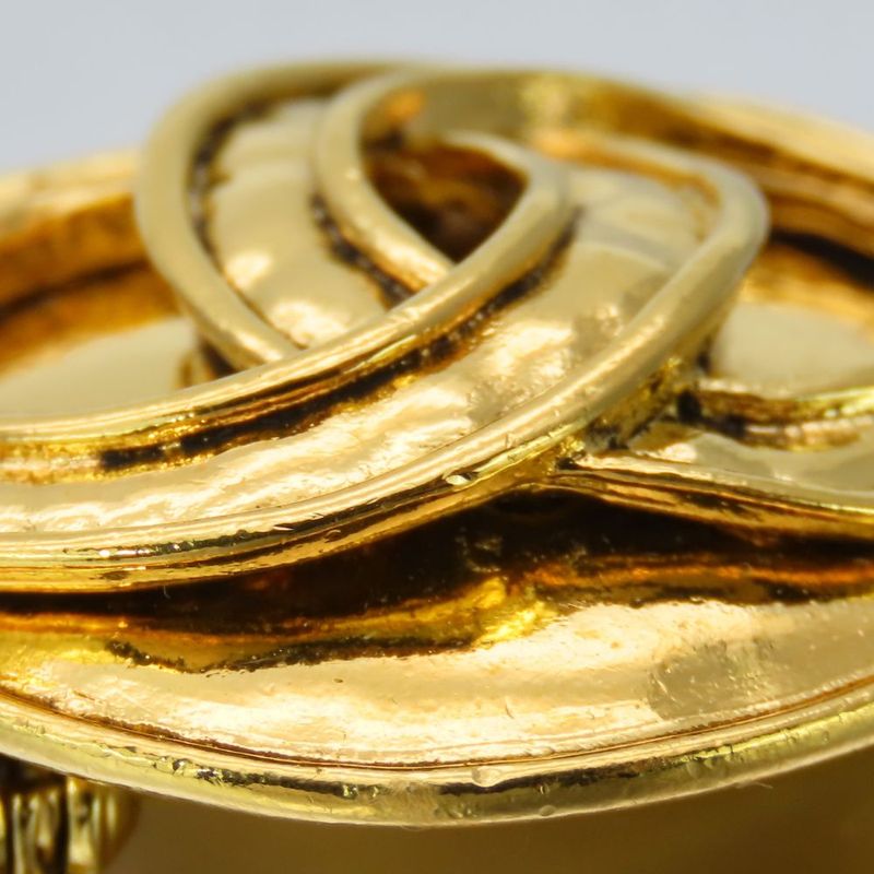 Chanel Brooch Coco Mark Metal Gold Plated Accessories For Women Ladies Chanel
