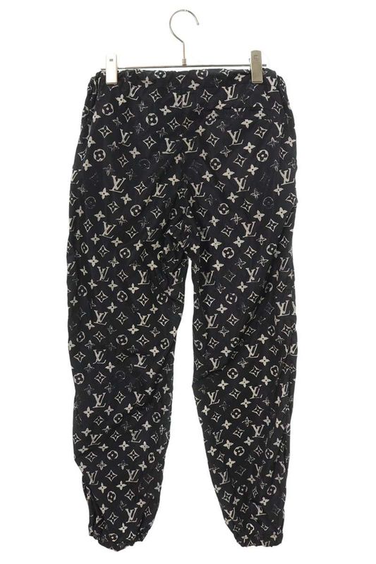 Louis Vuitton Rw192w DFU Fhpa29 Stencil Effect Monogram Long Pants Women 34