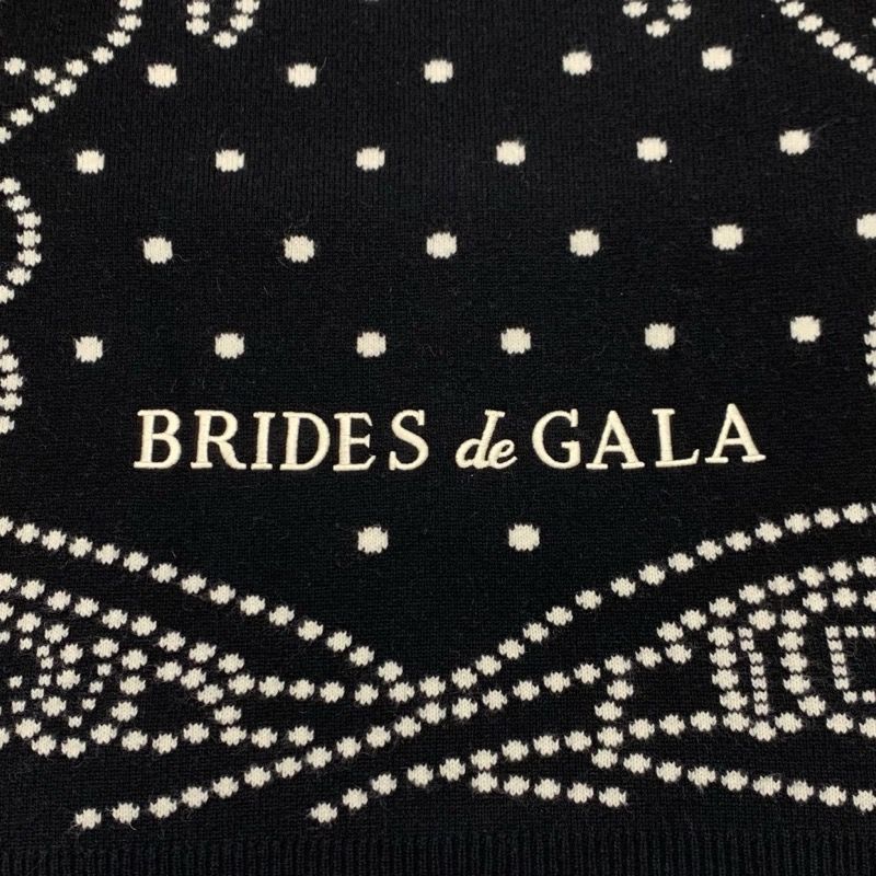Hermes Top Cashmere Cotton Black White Brid De Gala Embroidery
