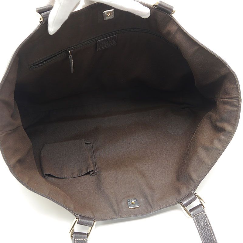 Gucci Tote Bag 293580 GG Crystal Beige And Brown