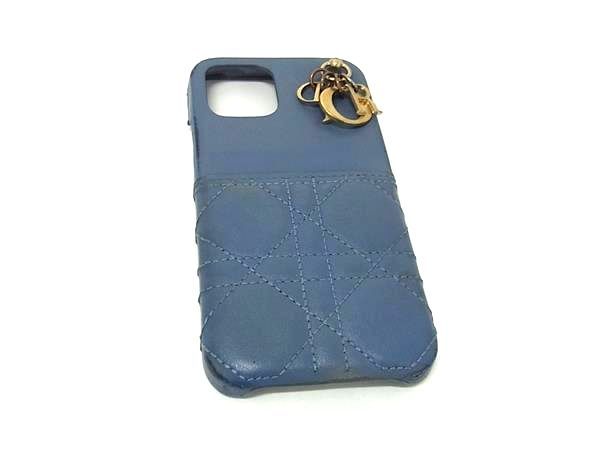 Christian Dior Christian Dior Lady Dior Cannage Leather For Iphone15 Ladies