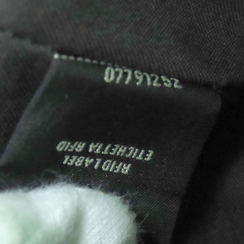 Fendi FF Zucca Pattern 2WAY Handbag Green Calf Women Leather Strap Crossbody