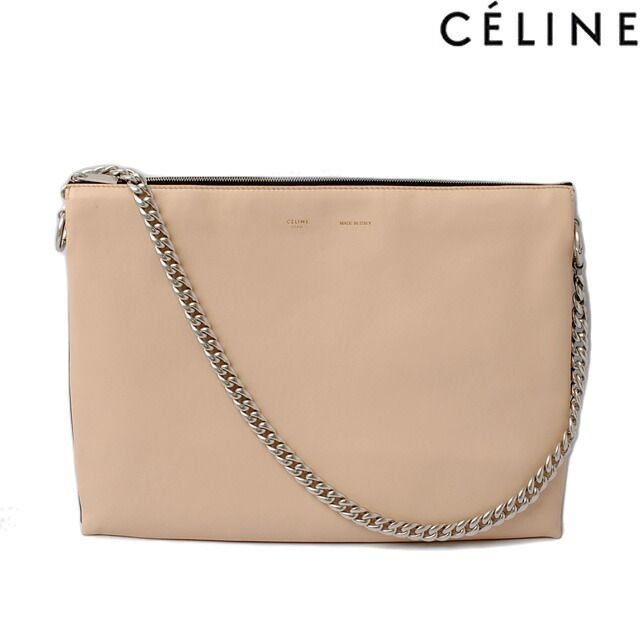 Celine Shoulder Bag Clutch Bag Celine 172843qrb Lambskin Fresh Natural Black