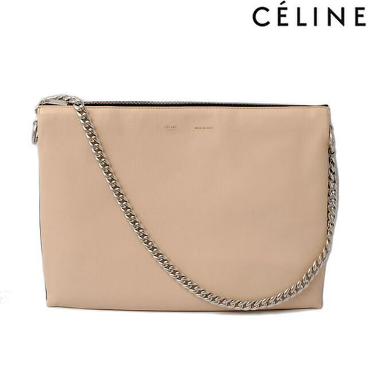 Celine Shoulder Bag Clutch Bag Celine 172843qrb Lambskin Fresh Natural Black