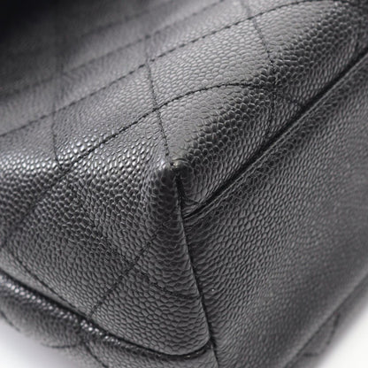 Chanel Handbag Quilted Black Caviar Leather — view 7