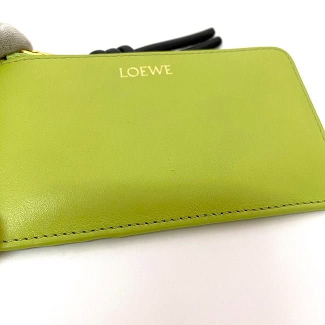 Loewe Coin Card Case F21870 Light Green Anise