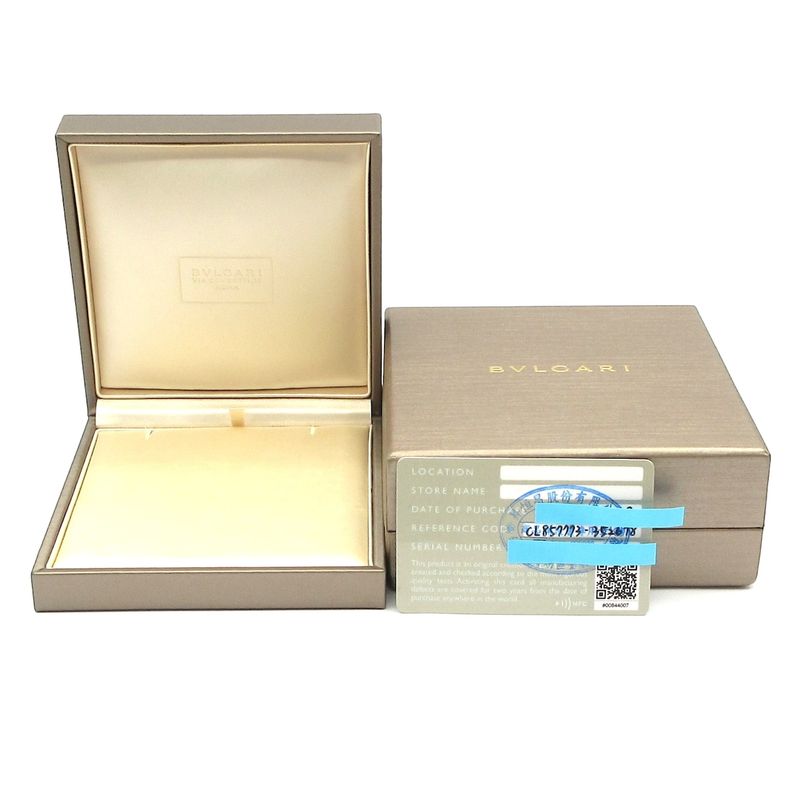 Bvlgari Necklace Serpenti 18K Pink Gold X Diamonds X Green 21P Pavé Diamonds