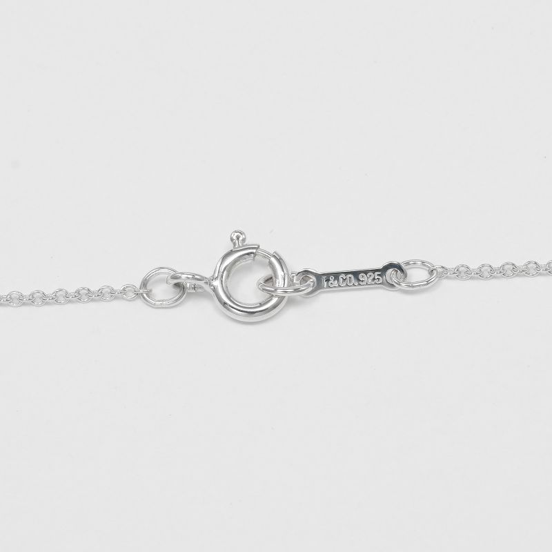 Tiffany & Co Magic Circle Silver 925 X 18K Yellow Gold Ladies 3.5g Necklace